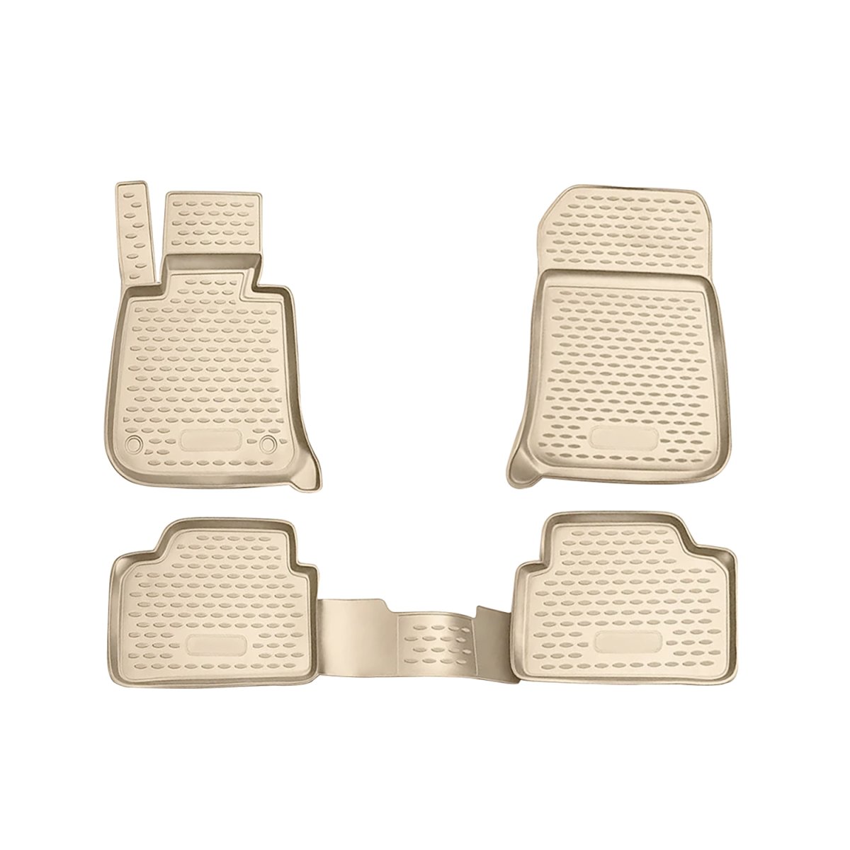 BMW 3 SERIES Floor Mats - Omac - Rubber TPE - Beige - '06-'11